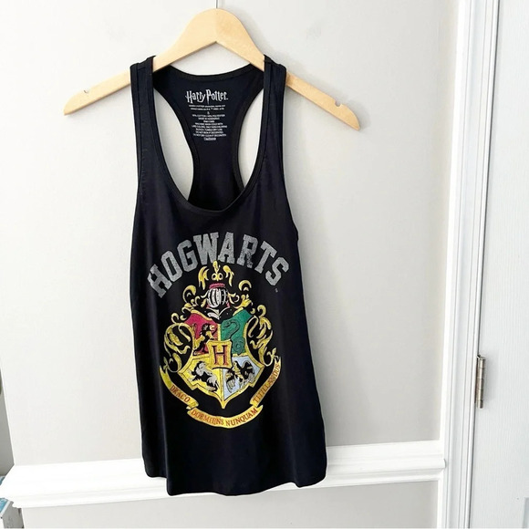 Harry Potter Hogwarts House Crest Racerback Tank Top Size Small - Picture 4 of 7